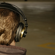 hyp0static headphones behind